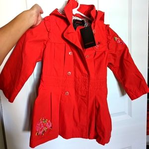 Beautiful Red Catimini Jacket